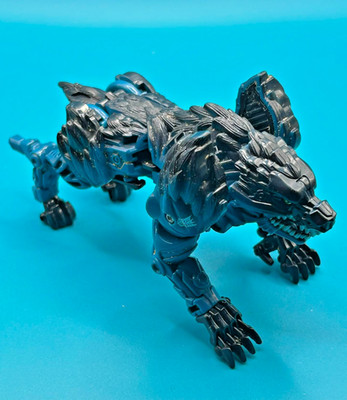 Transformers Age of Extinction SteelJaw 2014 Blue Wolf. Decepticon. STEALJAW