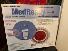 MedReady W/light Automated Meds - Pill Dispenser With Locking Door