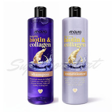 Anovia Biotin & Collagen Hair Thickening Shampoo & Conditioner Set 415ml x2 11.99 per litre