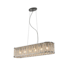 Emilia Design Luxury Jazzy Diner Bar Ceiling Light Chrome RRP £495 Brand New