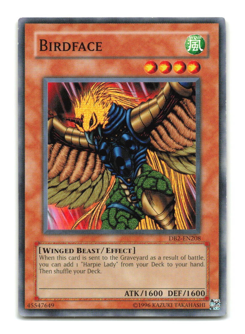 Birdface - DB2-EN208 - YuGiOh-LP