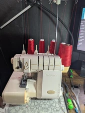 Baby Lock Evolve BLE8 Serger/Coverstitch Sewing Machine W/ Travel Case & Pedal