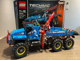 LEGO Technic 42070 6x6 All Terrain Tow Truck 1862 Pcs -丨With Instruction丨No box！