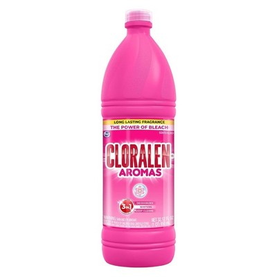 CLORALEN  Household Cleaning Liquid Scented Bleach - Floral Fantasy (32.12 fl oz