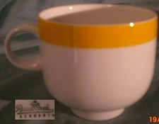 Rosenthal Studio Line Plus Plural gelb Wolf Karnagel Kaffeetasse 7 cm hoch