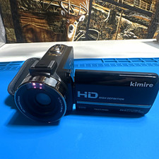Kimire HD Handheld Camcorder 16x Zoom 3" Touch LCD SD HDMI/USB Black