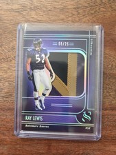 Ray Lewis 2025 Panini Silhouette Jumbo Patch Ravens /25
