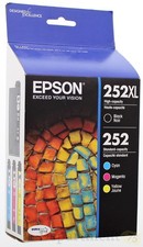 Epson 252XL/252 Black/Color Ink Cartridges