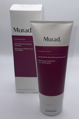 MURAD Hydration AHA/BHA Exfoliating Face Cleanser 5 oz New In Box NIB