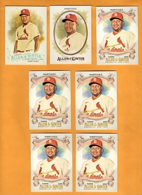 Carlos Martinez lot of 11 w/ SP A & G Baseball - UNLIMITED SHIPPING FOR $4.00