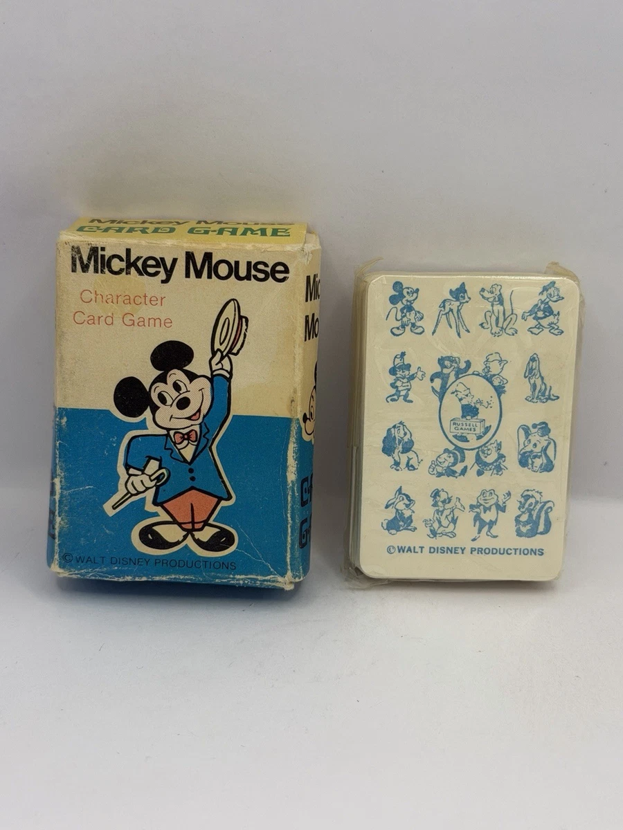 Mickey Mouse & Friends Vintage Card Games for sale | eBay