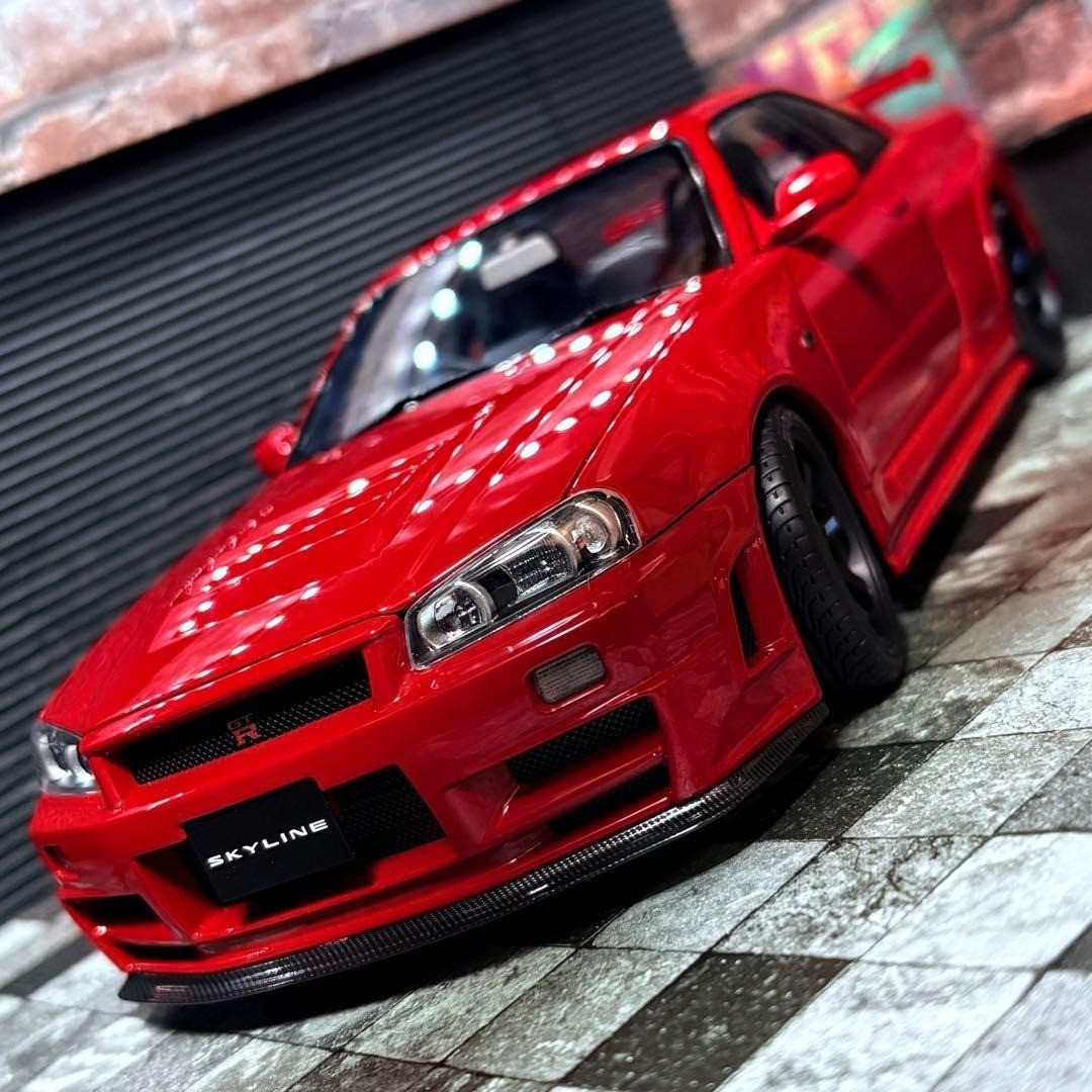 MotorHelix Nissan Skyline GT-R R34 1/18 Limited 399pcs From Japan
