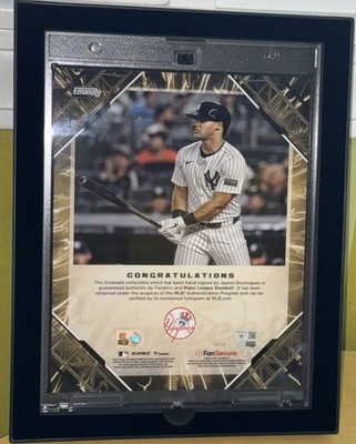 応援グッズ Fanatics UNDER WRAPS JASSON DOMINGUEZ 2025 Fanatics Under Wraps Yankees Jasson Dominguez Gold Auto /50