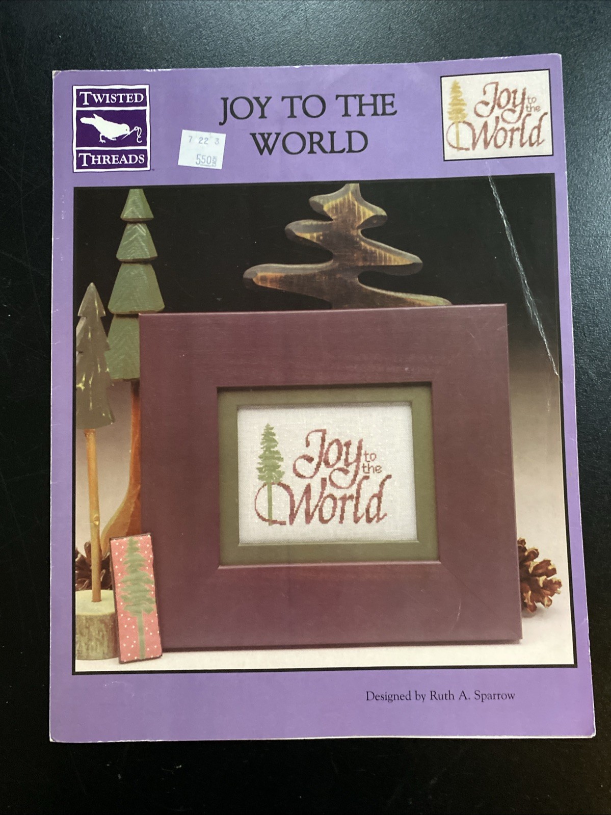 Joy To The World Counted Cross Stitch Chart Twisted Threads Original Leaflet