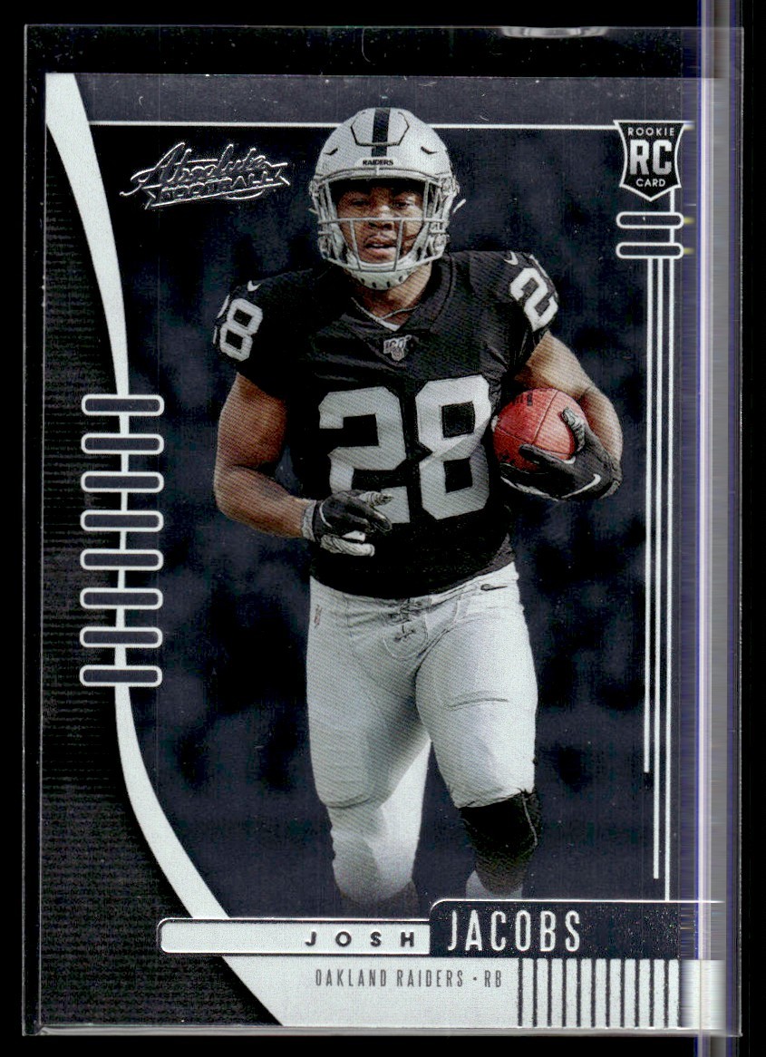2019 Panini Absolute Josh Jacobs Rookie Oakland Raiders #124