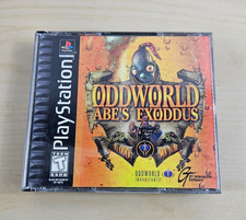 Oddworld: Abe's Exodus (Sony PlayStation 1 1999) PS1 Black Label Complete Tested