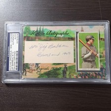 T206 Autograph Baseball Card 1909-12 MLB Historic PSA HA Originals