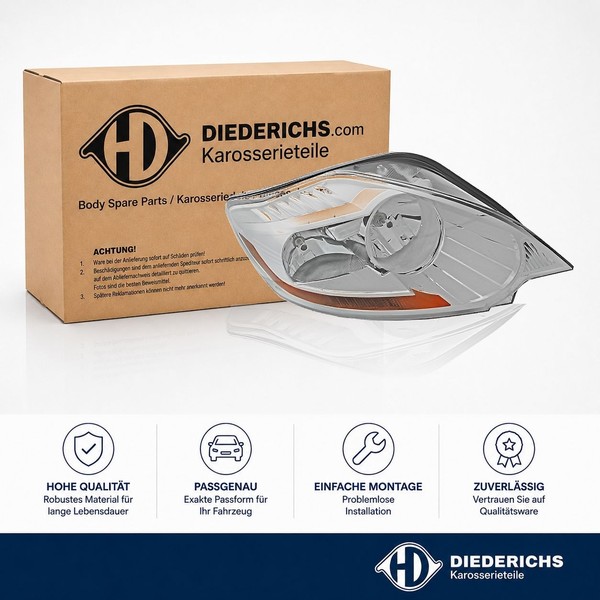 Hauptscheinwerfer Rechts Diederichs 1470980 FÜR Ford Frontscheinwerfer-image