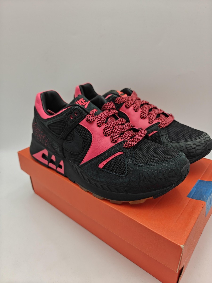 Nike Air Stab Premium Shoes Mens Size 8.5 Black Infrared 332229