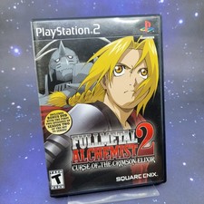 Fullmetal Alchemist 2 Curse of the Crimson Elixir Sony PlayStation 2 PS2 Game