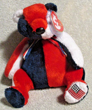 Ty Beanie Baby Patriot the Bear DOB May 29, 2000 MWMT Free Shipping Ty Beanie Baby Patriot the Bear DOB May 29, 2000 MWMT Free Shipping