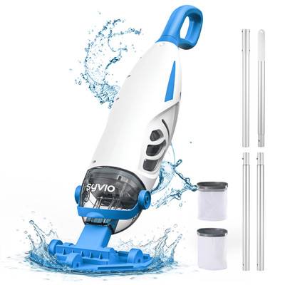 Syvio Cordless Handheld Pool Vacuum Cleaner, 26.5 Gal/Min Suction, 60-Minute