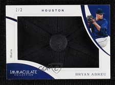 2020 Panini Immaculate Jumbo Relics Hats 2/2 Bryan Abreu #J-BA 1pd