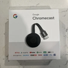 Google Chromecast 2nd Generation Black Portable HDMI Streaming Media Player