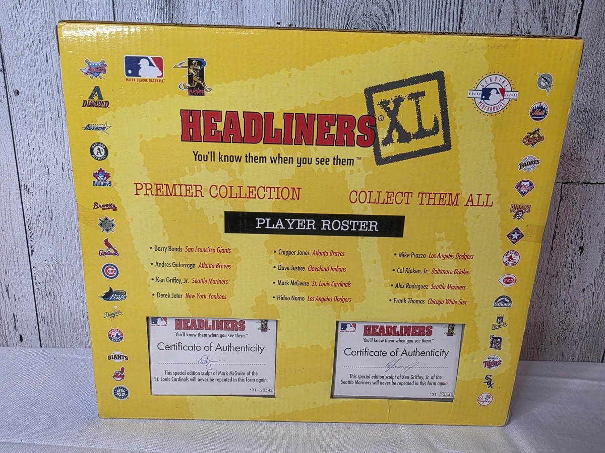 Home Run Headliners XL Ken Griffey Jr. Mark McGwire Baseball