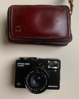 AGFA Optima 1035 Sensor, Solitar S 2,8/40,Electronic, mit Leder