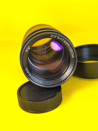 Soviet Telephoto lens Jupiter 37 A 135mm f/3.5 Portrait lens SLR lens M42 mount - Picture 7 of 24