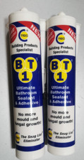 2 x BT1 Ultimate Bathroom Sealant & Adhesive 290ml White