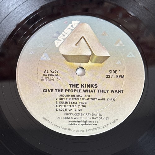 lot The Kinks, Give the People What They Want + Low Budget, Vinyl LPs VG+ - Picture 7 of 17