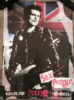 Sex Pistols Poster Sid Vicious Johnny Rotten Complete Anarchy UK