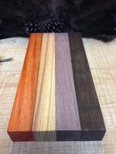 4-Turkey Pot call Striker Turning Blanks Premium  Padauk-Wenge-Purple Heart- etc