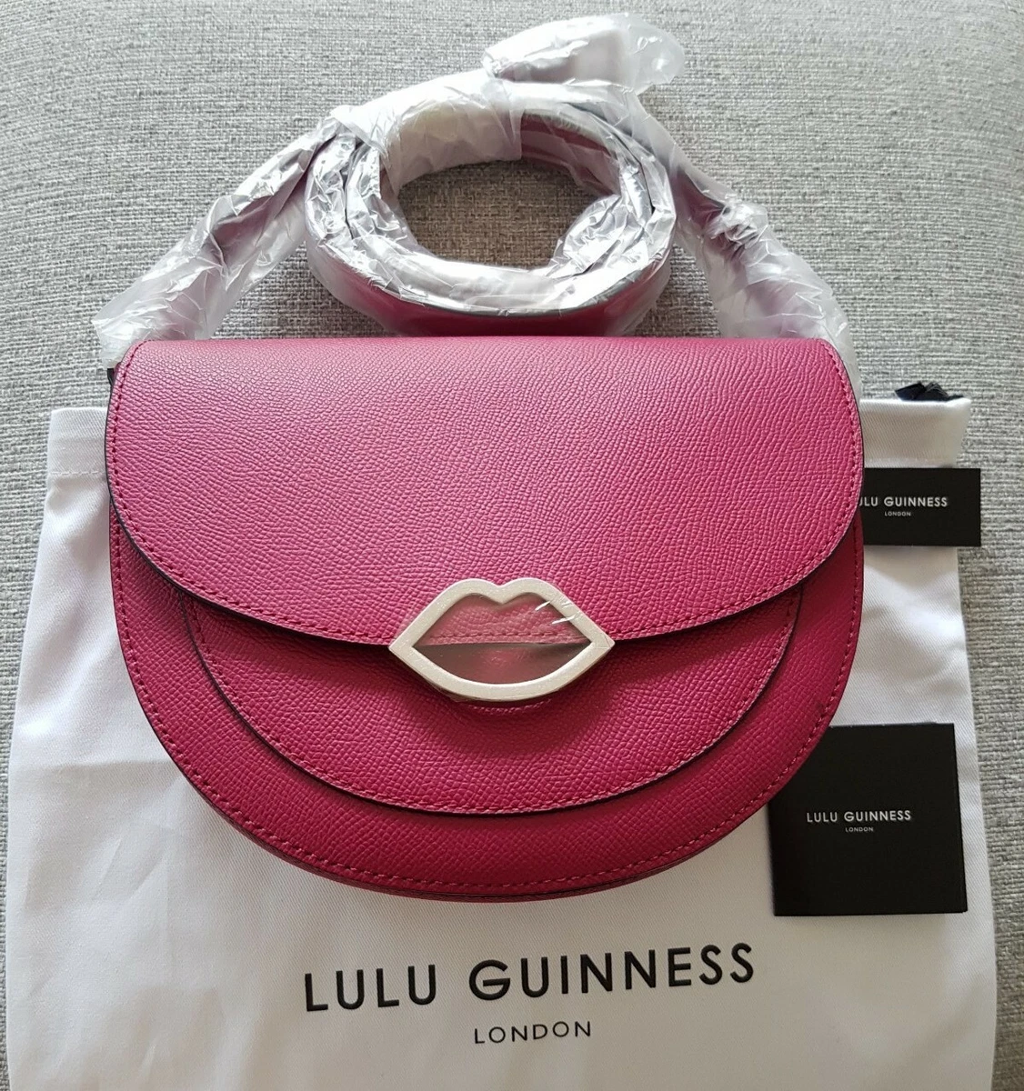 Lulu guinness suitcase pink sale