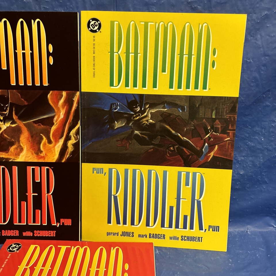 Batman: Run, Riddler, Run #1-3 Complete Series Set Run DC Comics 1992 G ...