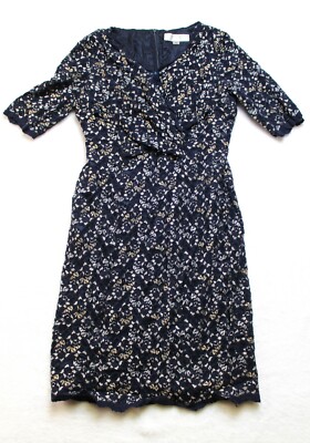 Tahari Arthur S Levine Women's 3/4 Sleeve Navy Lace Dress Size 10 | eBay Tahari Arthur S Levine Women's 3/4 Sleeve Navy Lace Dress Size 10 | eBay