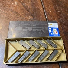 Qty.9 Repacked Thinbit Carbide Inserts LGT016D2R (D5)