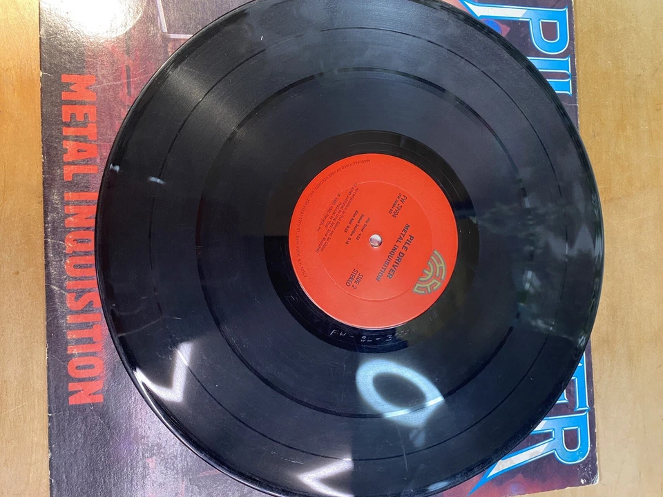 Piledriver - Metal Inquisition 1985 LP HME Records FW 39904 G/G Foto 4 de 4