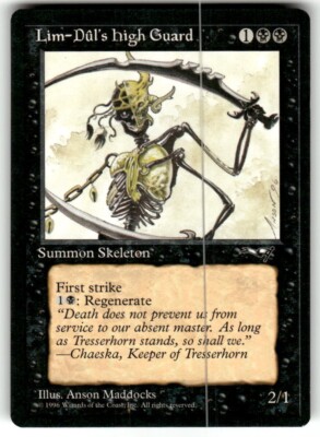 Lim-Dul's High Guard Alliances e120 Magic the Gathering Card