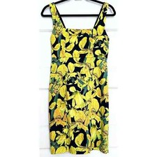 ALICE + OLIVIA Floral Print Yellow Fitted Corsage Mini Dress Size 2