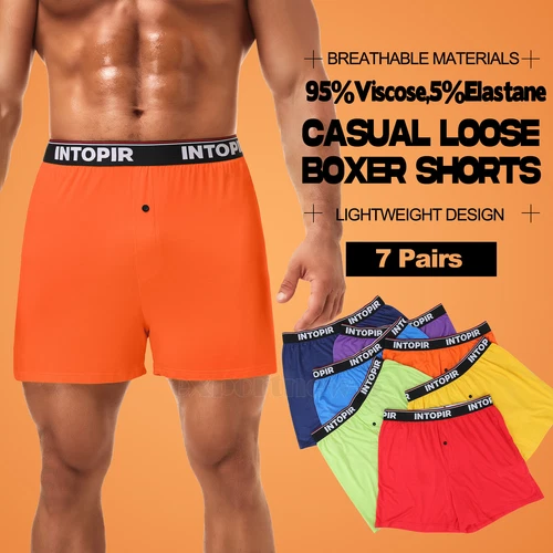 Viskose aus Bambus Boxershorts für Herren - coole bequeme, weiche atmungsaktive Unterwäsche - Bild 3 von 12