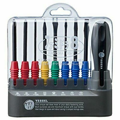 VESSEL FAMIDRA EIGHT TD-800 8 pieces Screwdriver set - Bild 1 von 5