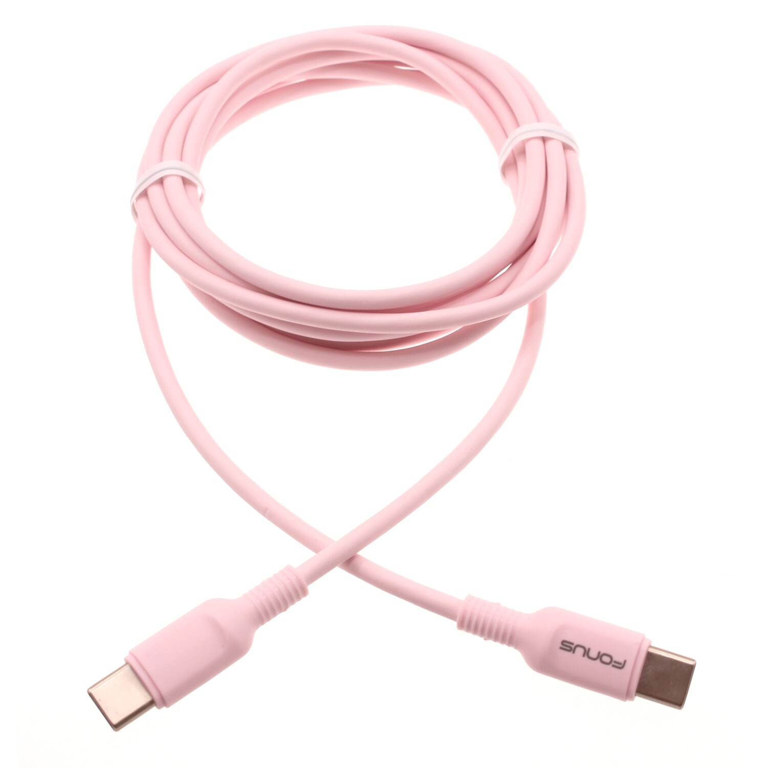 Pink 6ft USB-C to Type-C Fast Charger PD Compatible Galaxy S20 S21 S23 FE