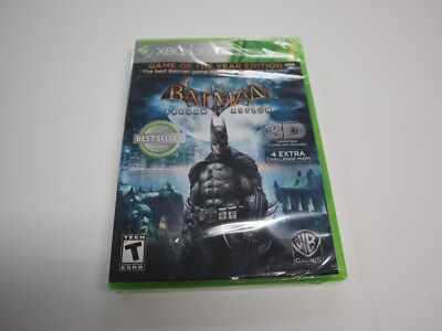 Batman: Arkham Asylum - Game of the Year Edition (Xbox 360, 2010) Platinum Hits