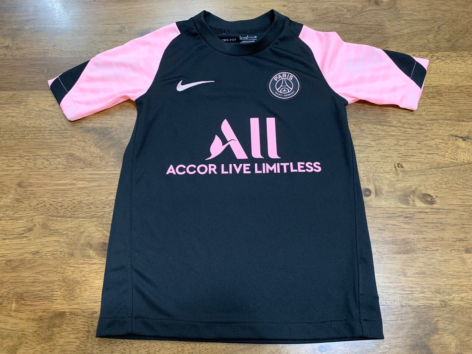 PSG Paris Saint-Germain Training Shirt Drill Strike Nike Jersey Size Small KIDS
