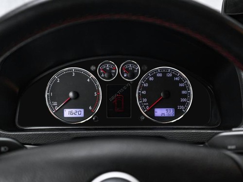 Pour VW T5 Caravelle 03-10 Anneaux de compteur de vitesse en aluminium poli x4 - Picture 9 of 9