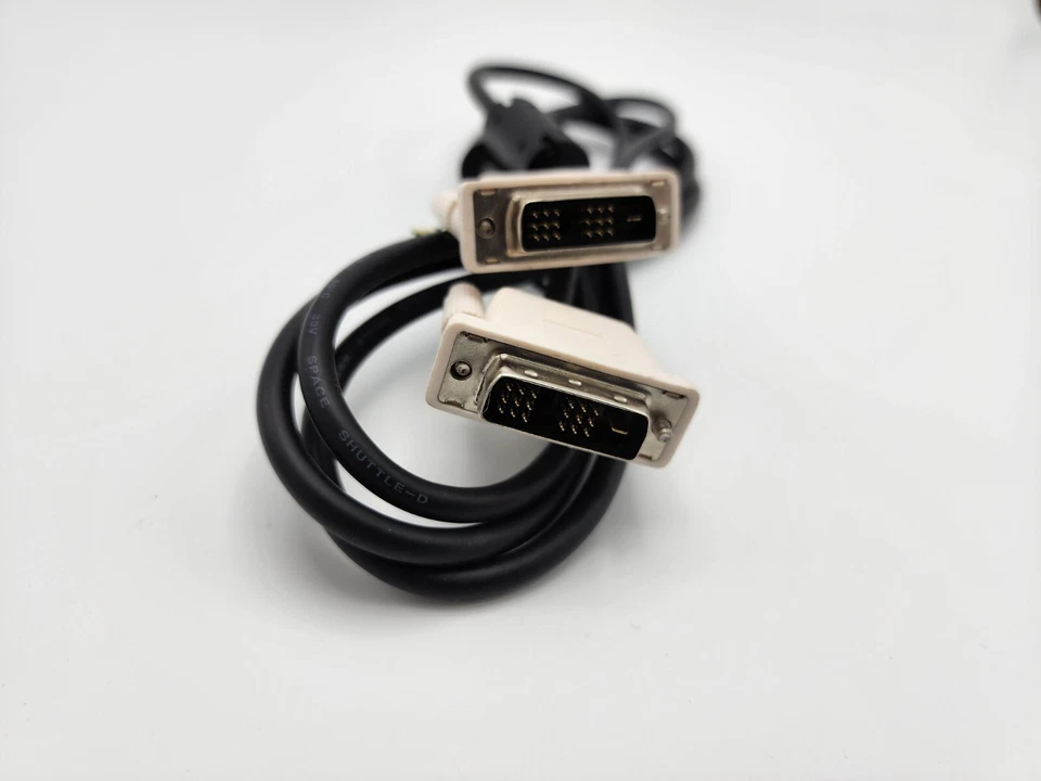 New Dell/HP  Male to Male 5ft 18 Pin M - M DVI - D Black Cable - Image 2 of 3