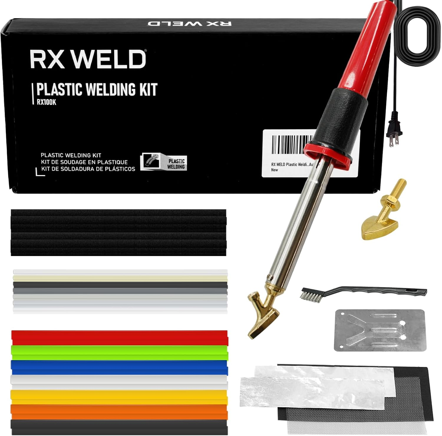 Plastic Welding Kit,100W Plastic Welder,Plastic Repair Kit for Automotive Car Bu